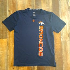 NFL Denver Broncos Youth Dri Tek Athletic T-Shirt Size Large